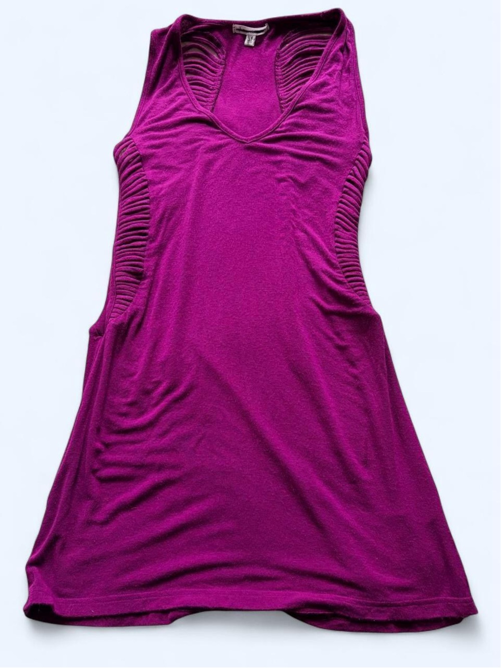 Lucca Couture Magenta Cage Cutout Knit Mini Dress M